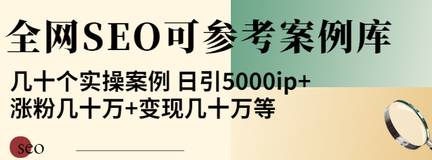 优秀网站SEO实操案例, 日引5000ip+涨粉百W+变现几十W-欢迎访问本站
